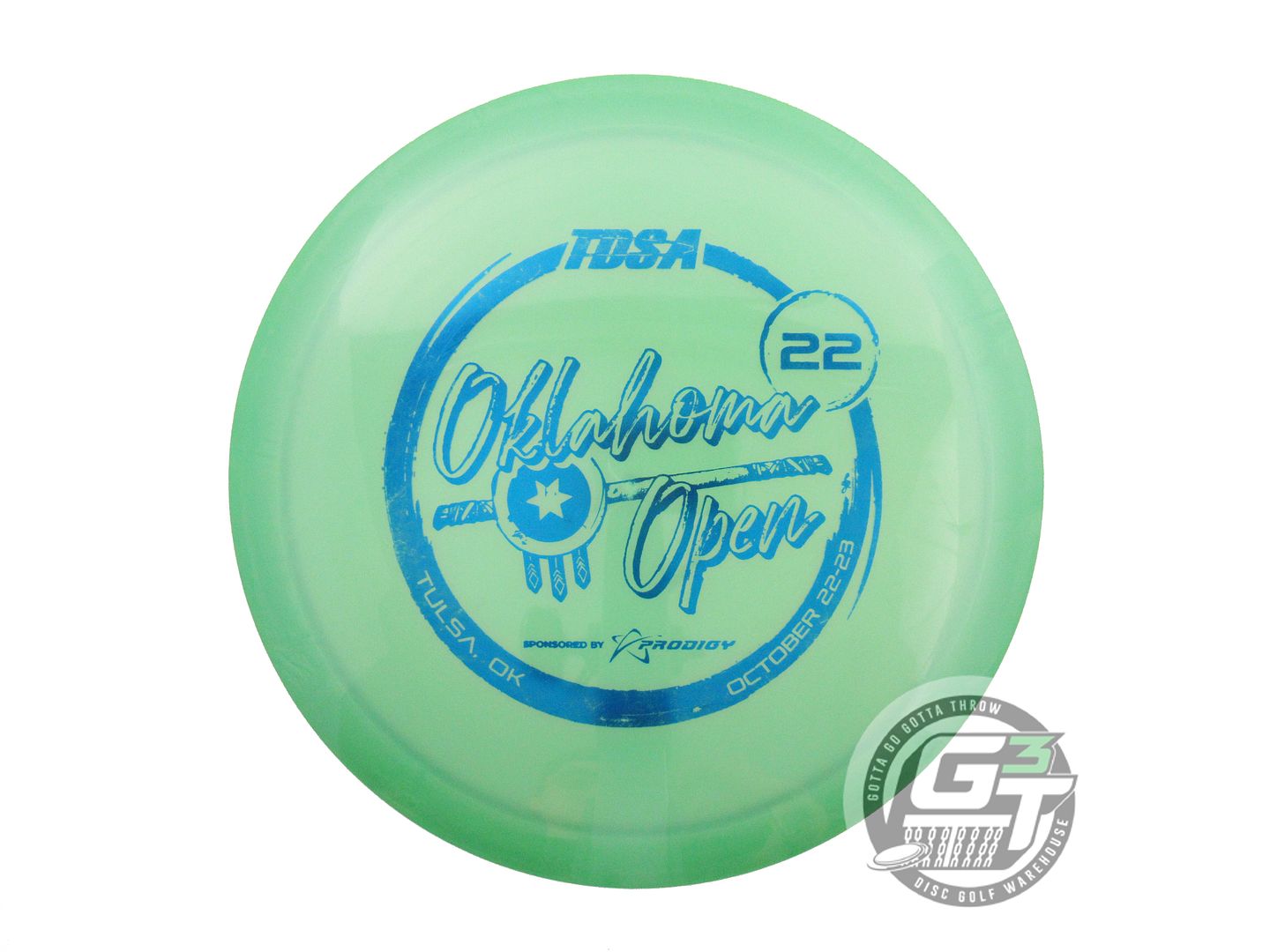 USED Prodigy Discs 500 H7 173g Green Blue Foil Hybrid Driver Golf Disc
