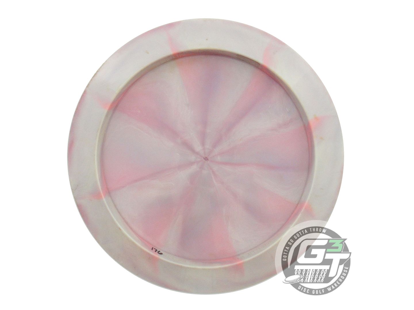 USED Discraft [LEDGESTONE] ESP Nuke 176g Sage-Pink Driver Golf Disc