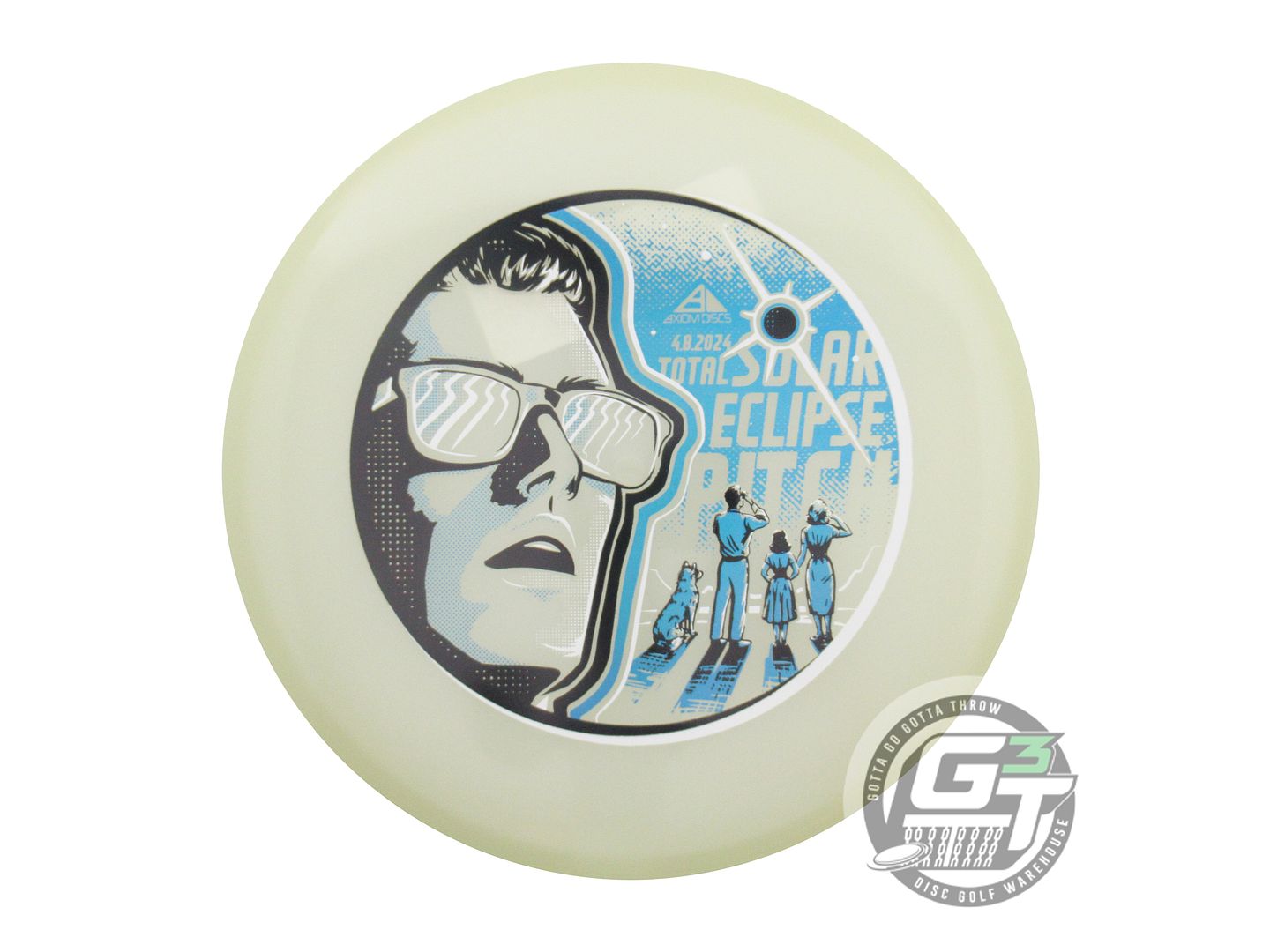 Axiom Commemorative Edition Total Eclipse Glow Proton Pitch Putter Golf Disc (Individually Listed)
