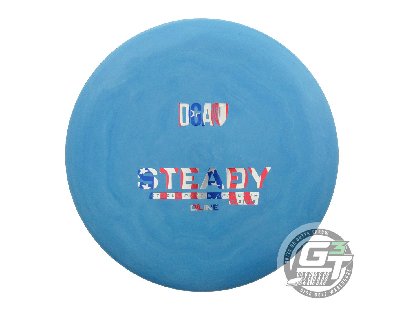 DGA D-Line Steady Putter Golf Disc (Individually Listed)
