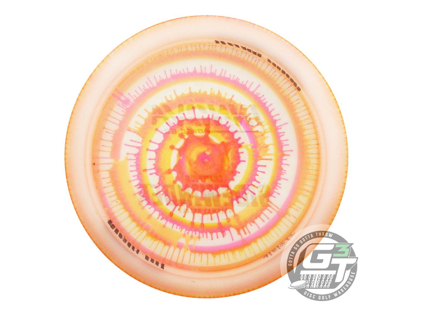 USED Innova I-DYE Champion Sidewinder 170g Peach Spin Burst Distance Driver Disc