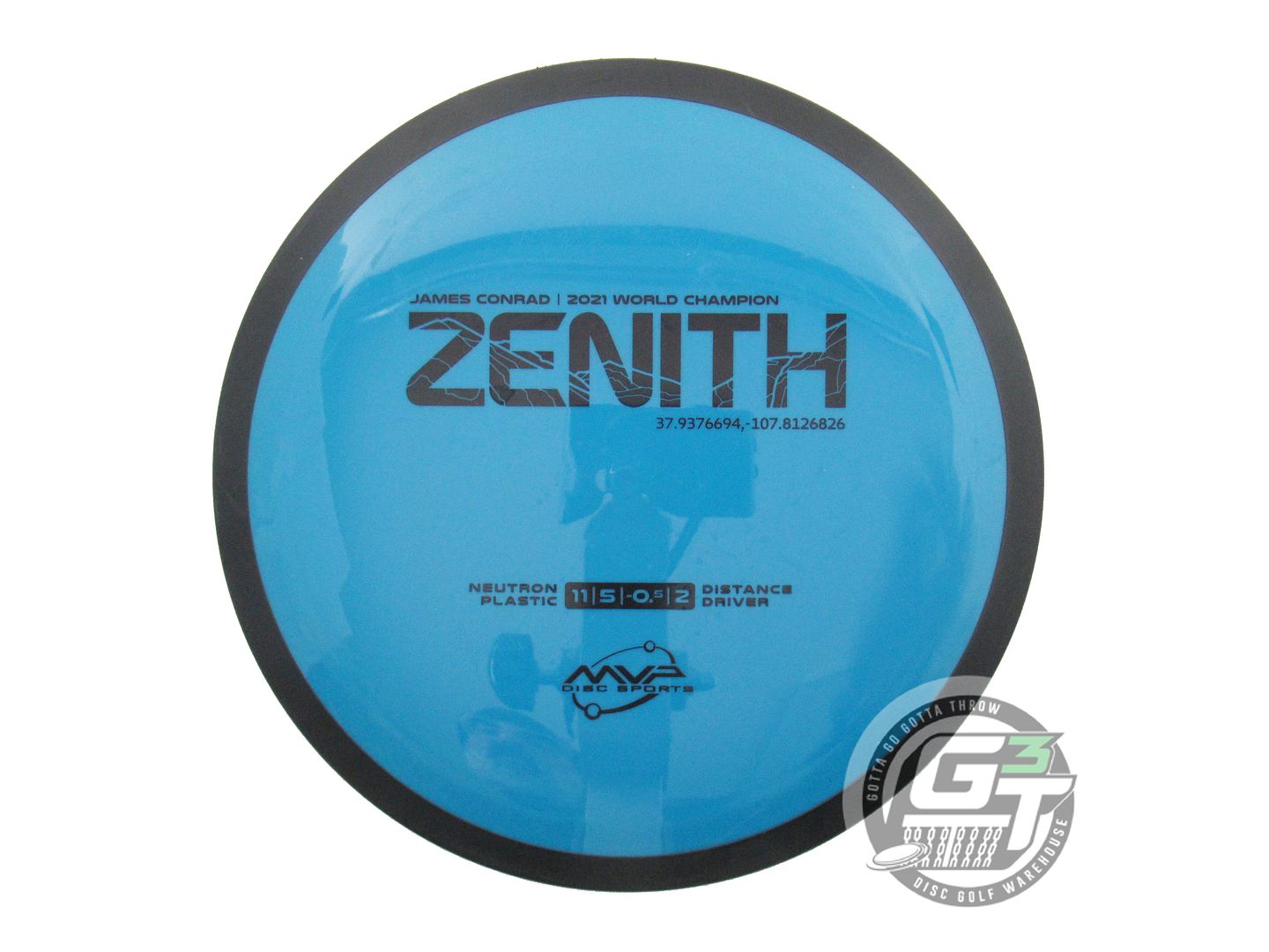 USED MVP Disc Sports [CONRAD] Neutron Zenith 172g Blue Fairway Driver Golf Disc