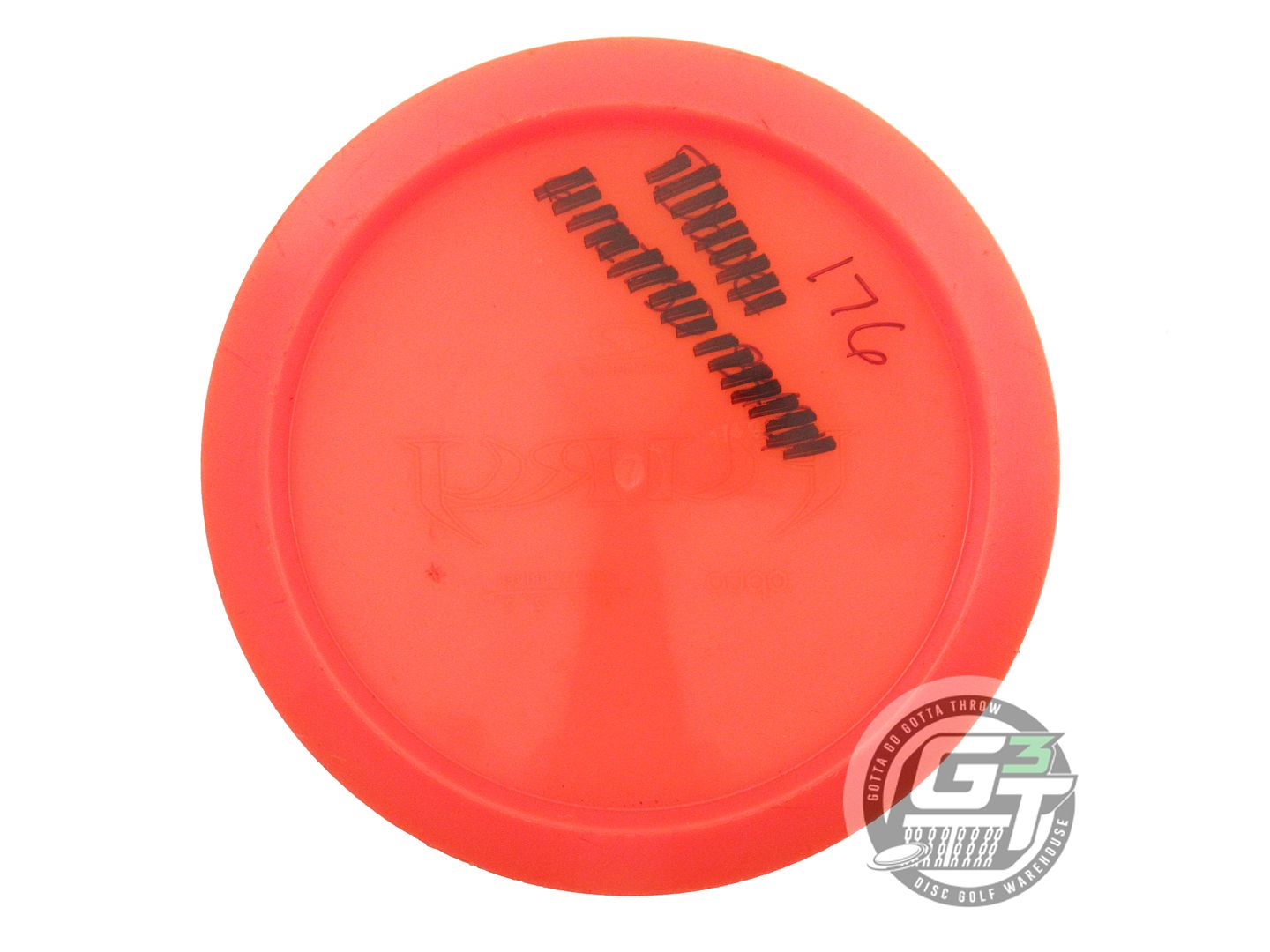 USED Latitude 64 Opto Fury 174g Orange Green Foil Fairway Driver Golf Disc