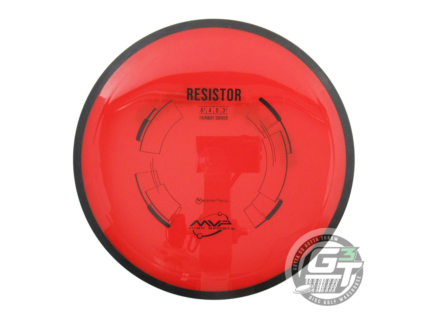 USED MVP Disc Sports Neutron Resistor 158g Red Fairway Driver Golf Disc