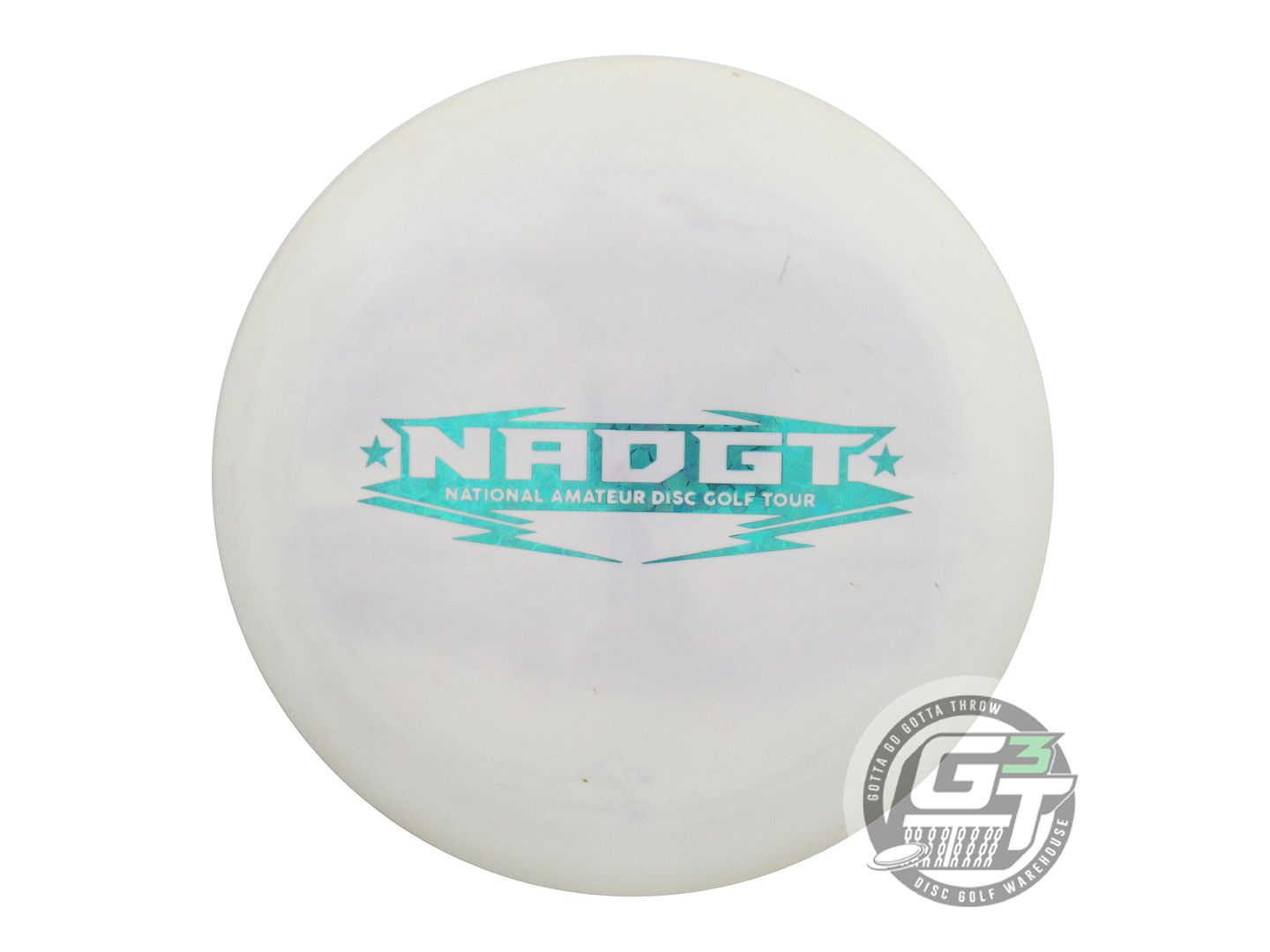 USED Legacy Discs Swirly Icon Rampage 177g White-Lilac NADGT Driver Golf Disc