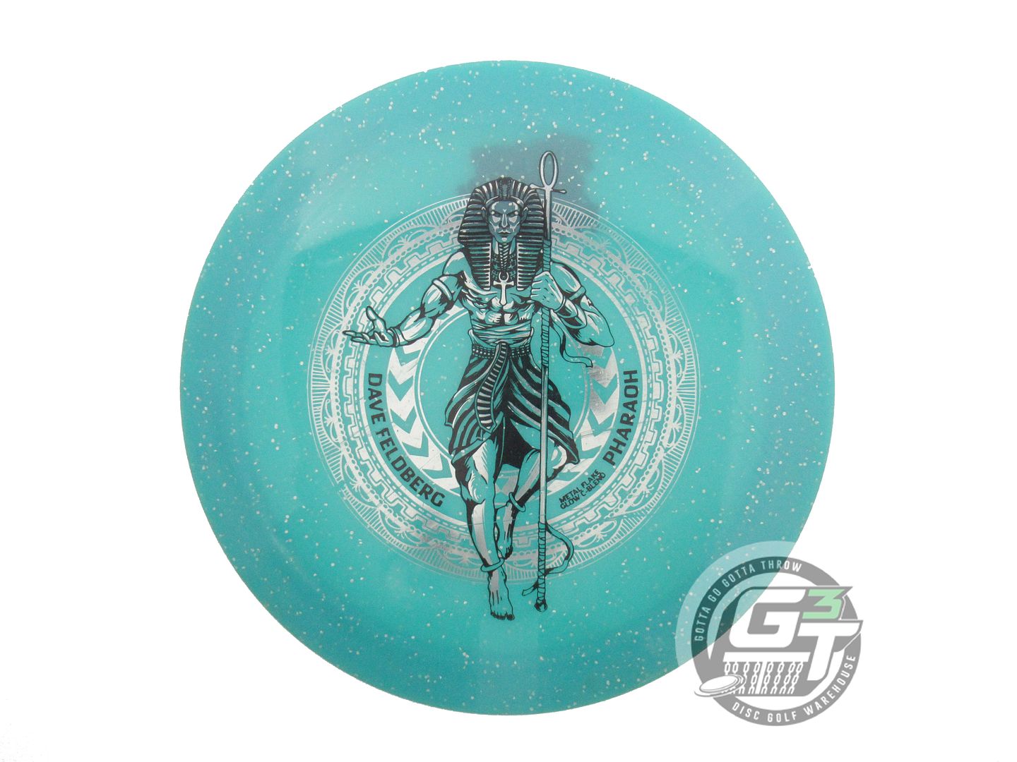 USED Infinite [FELDBERG] MF Glow C-Blend Pharaoh 175g Teal Driver Golf Disc