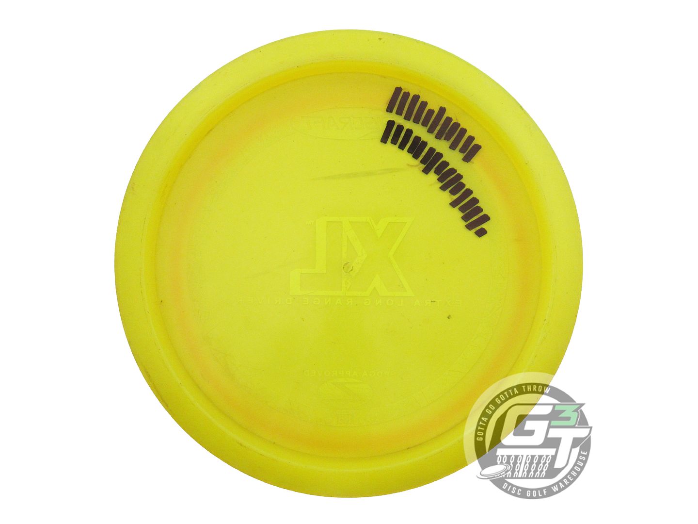 USED Discraft Z XL 171g Yellow White Stamp PFN Distance Driver Golf Disc