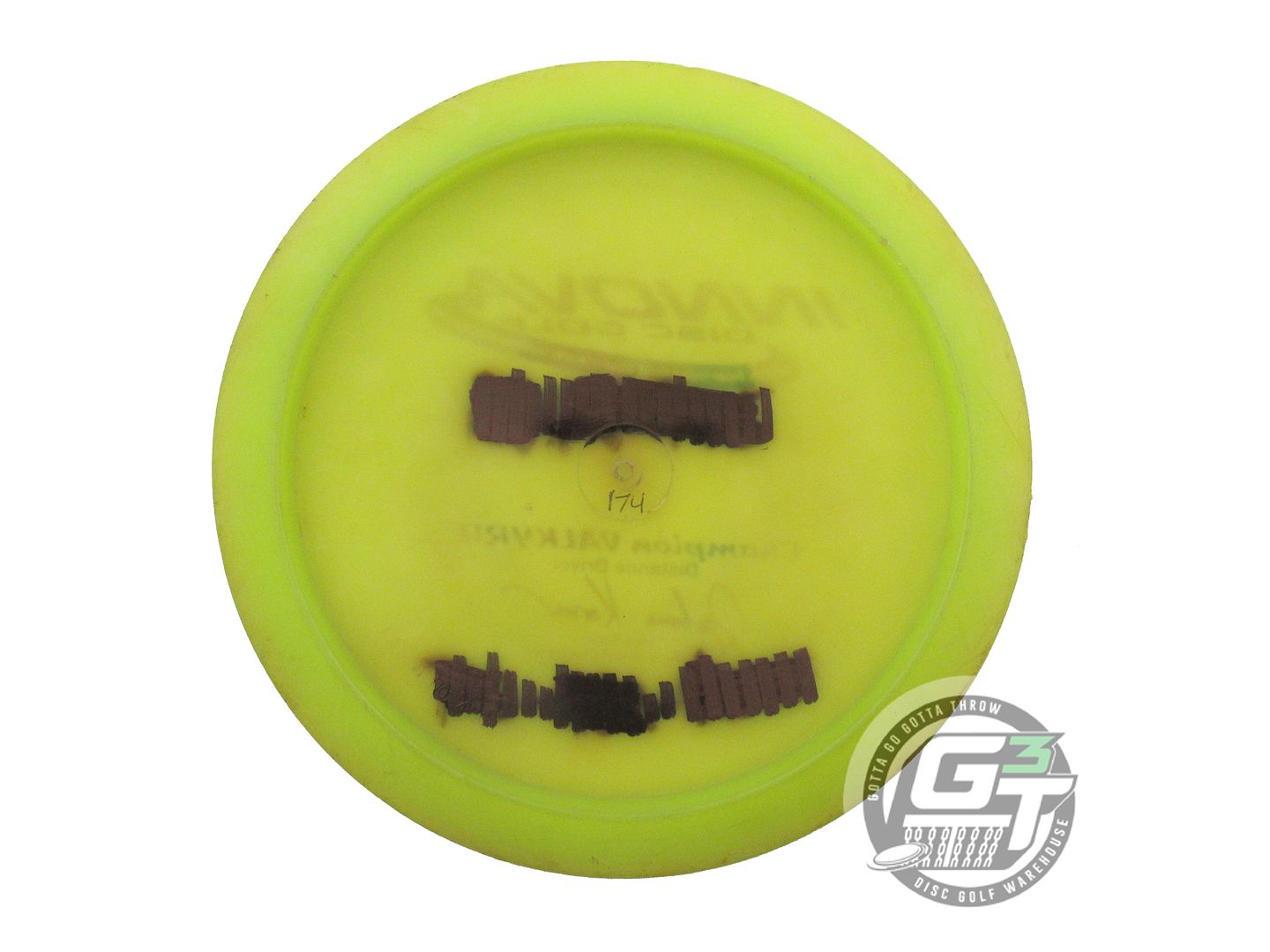 USED Innova [KORVER 5X] Champion Valkyrie 174g Yellow Rainbow PFN  Driver Disc
