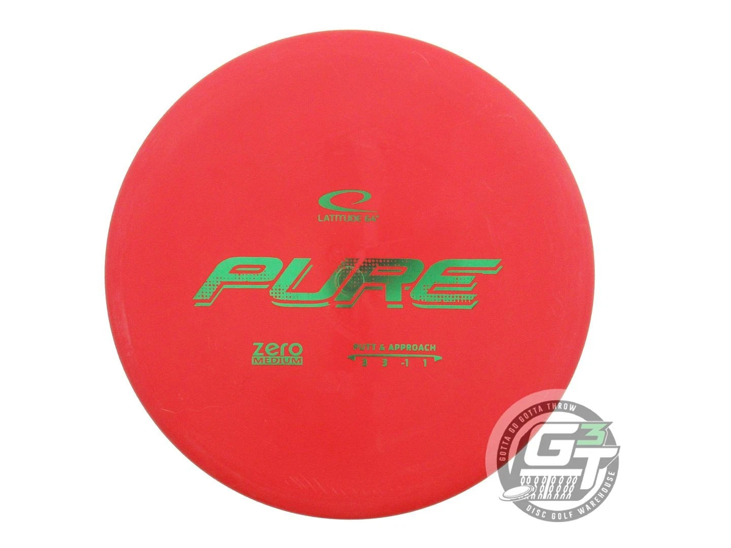 Latitude 64 Zero Line Medium Pure Putter Golf Disc (Individually Listed)