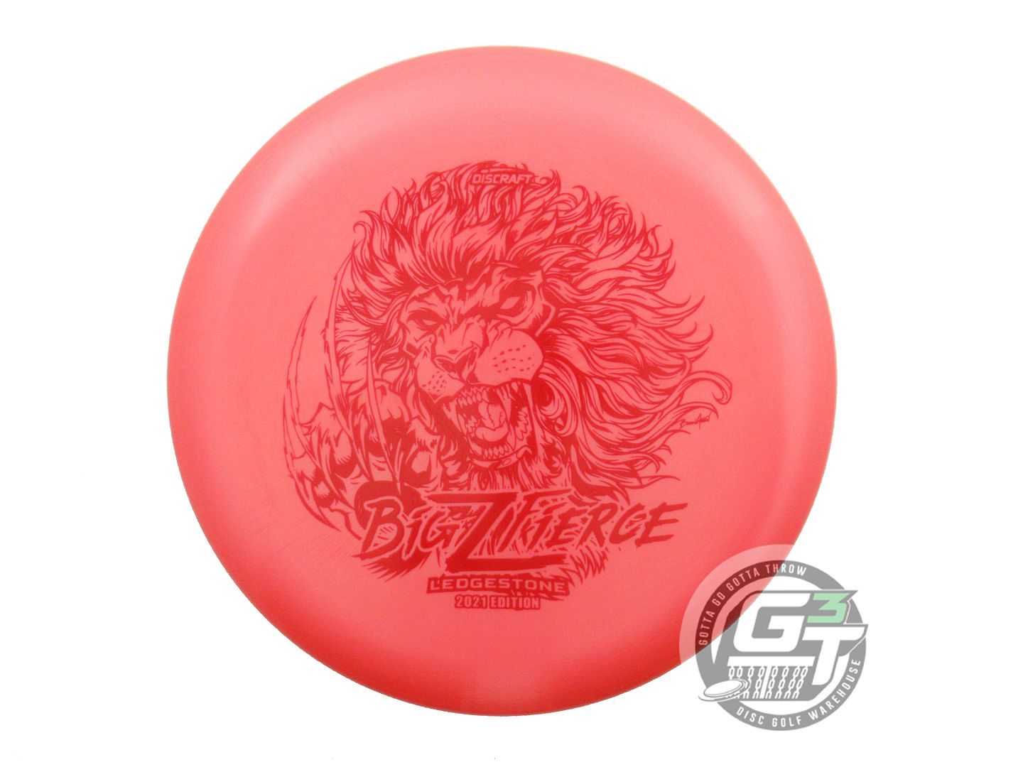 NOS Discraft [LEDGESTONE] Big Z Fierce 176g Orange Red Stamp Putter Golf Disc