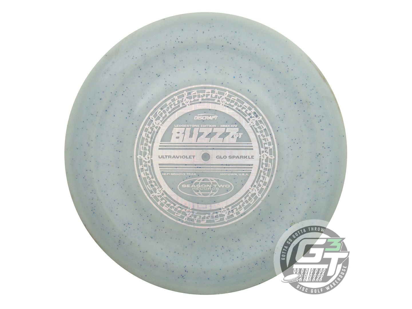 USED Discraft [LEDGESTONE] Sparkle UV Z Buzzz GT 175g Square Holo Midrange Disc