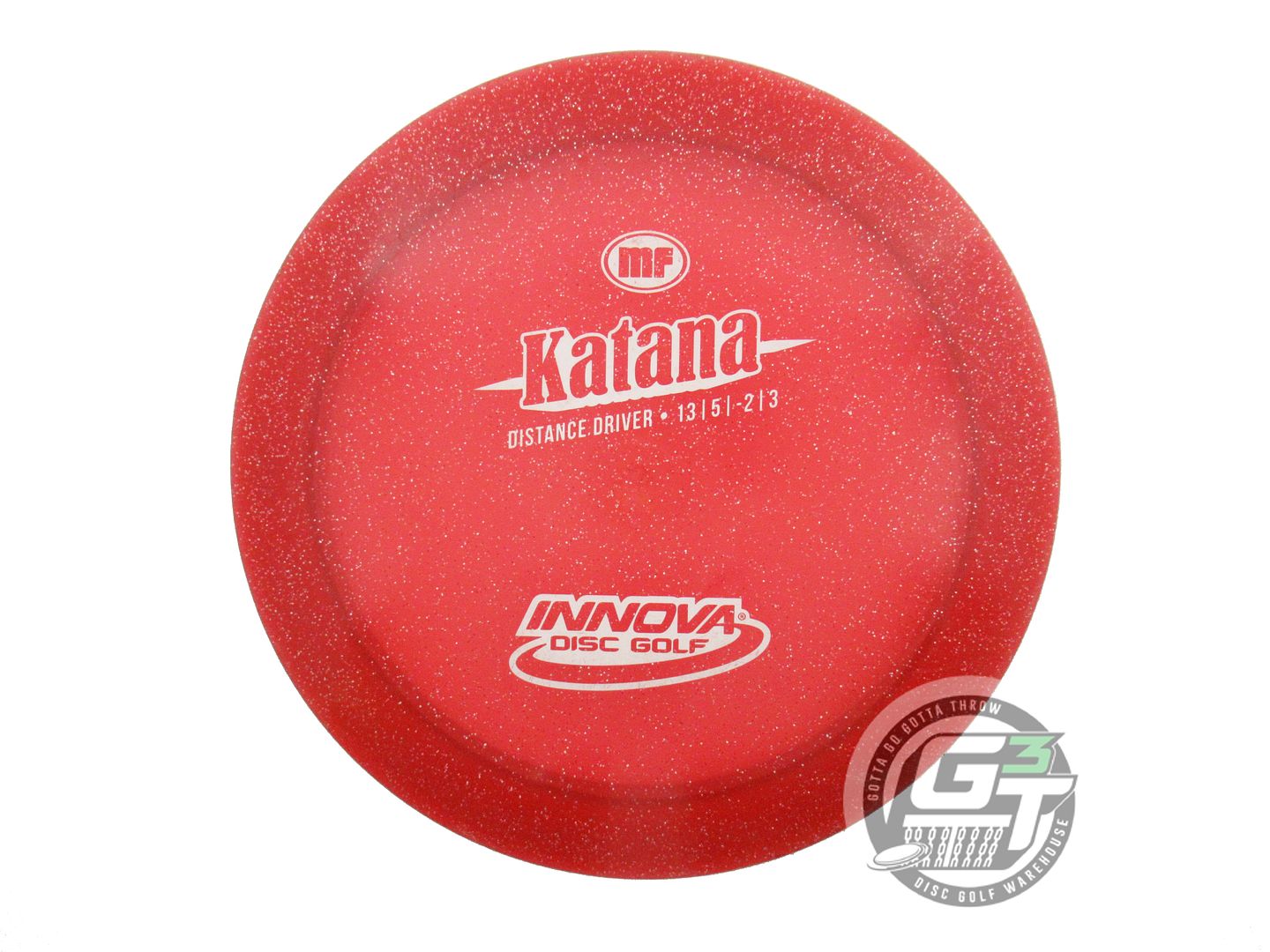 USED Innova Metal Flake Champion Katana 172g Red Distance Driver Golf Disc