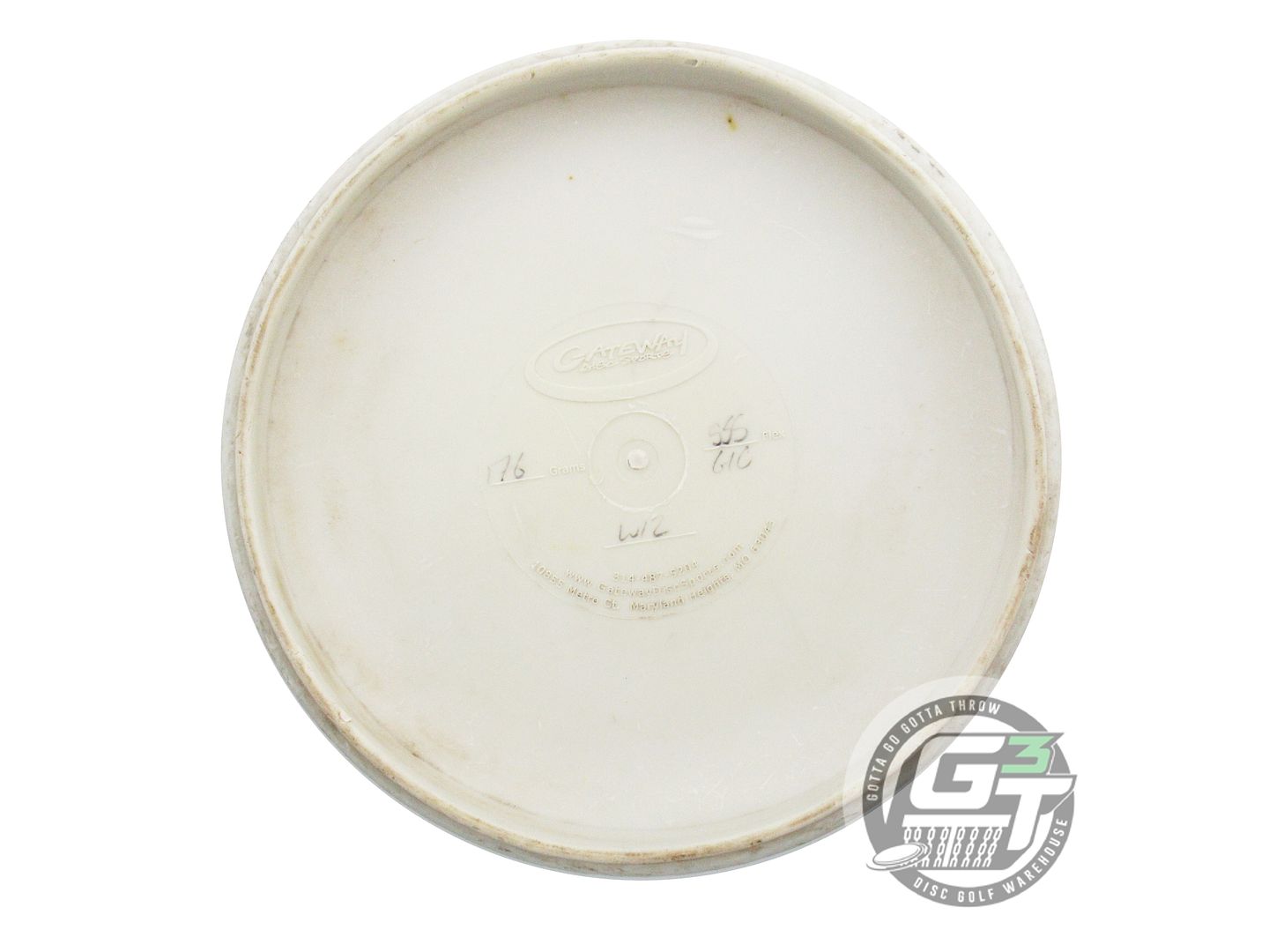 USED Gateway SSS Glow Wizard 176g Blue Stamp WARPED Putter Golf Disc