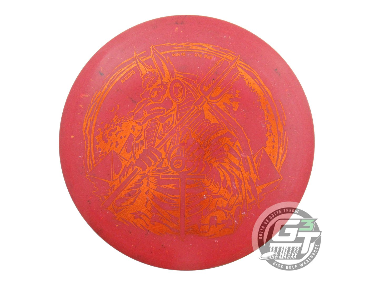 USED Infinite Splatter S-Blend Anubis 180g Red VIP SERIES Midrange Golf Disc