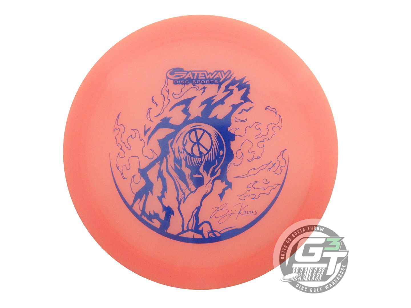 NOS Gateway Hyper-Diamond Blade 176g Pink Blue Stamp Fairway Driver Golf Disc