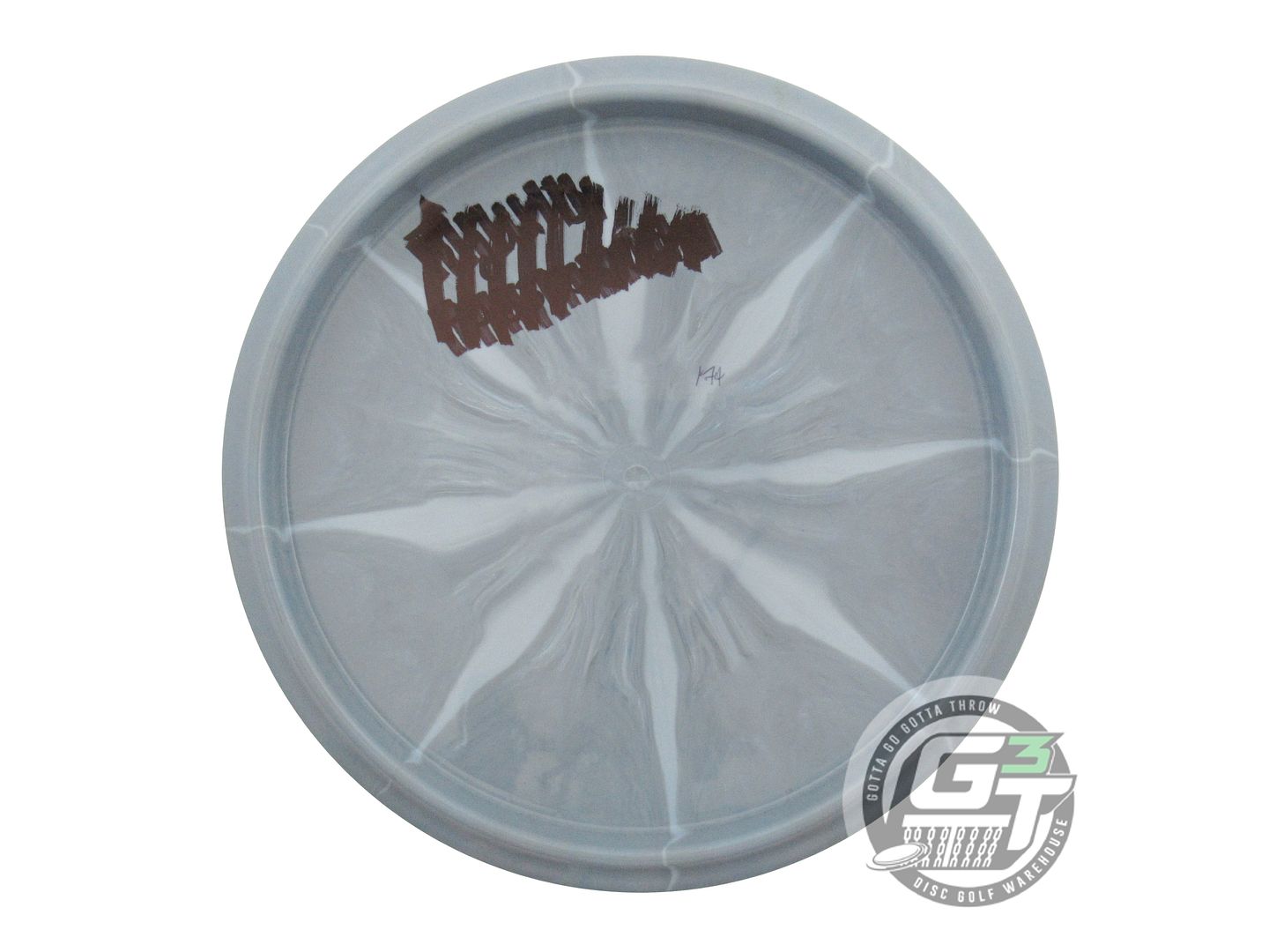 USED Dynamic Discs Fuzion Burst Justice 174g Gray Blue Foil Midrange Golf Disc
