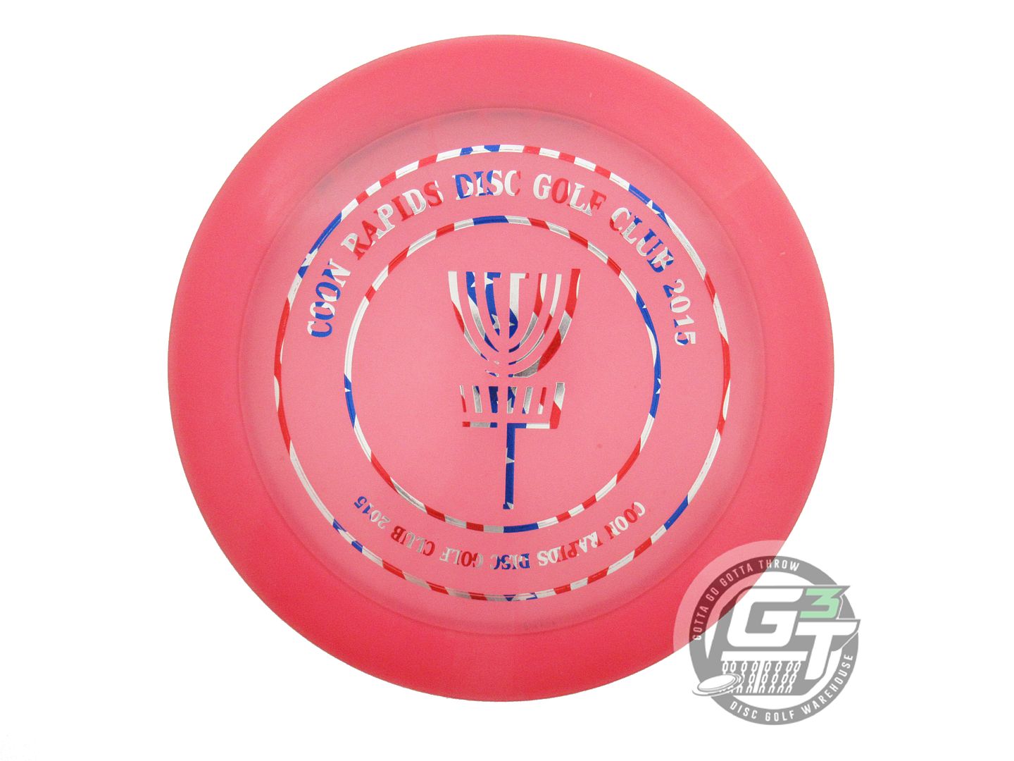 USED Discraft Z Nuke 174g Pink Flag Foil Distance Driver Golf Disc