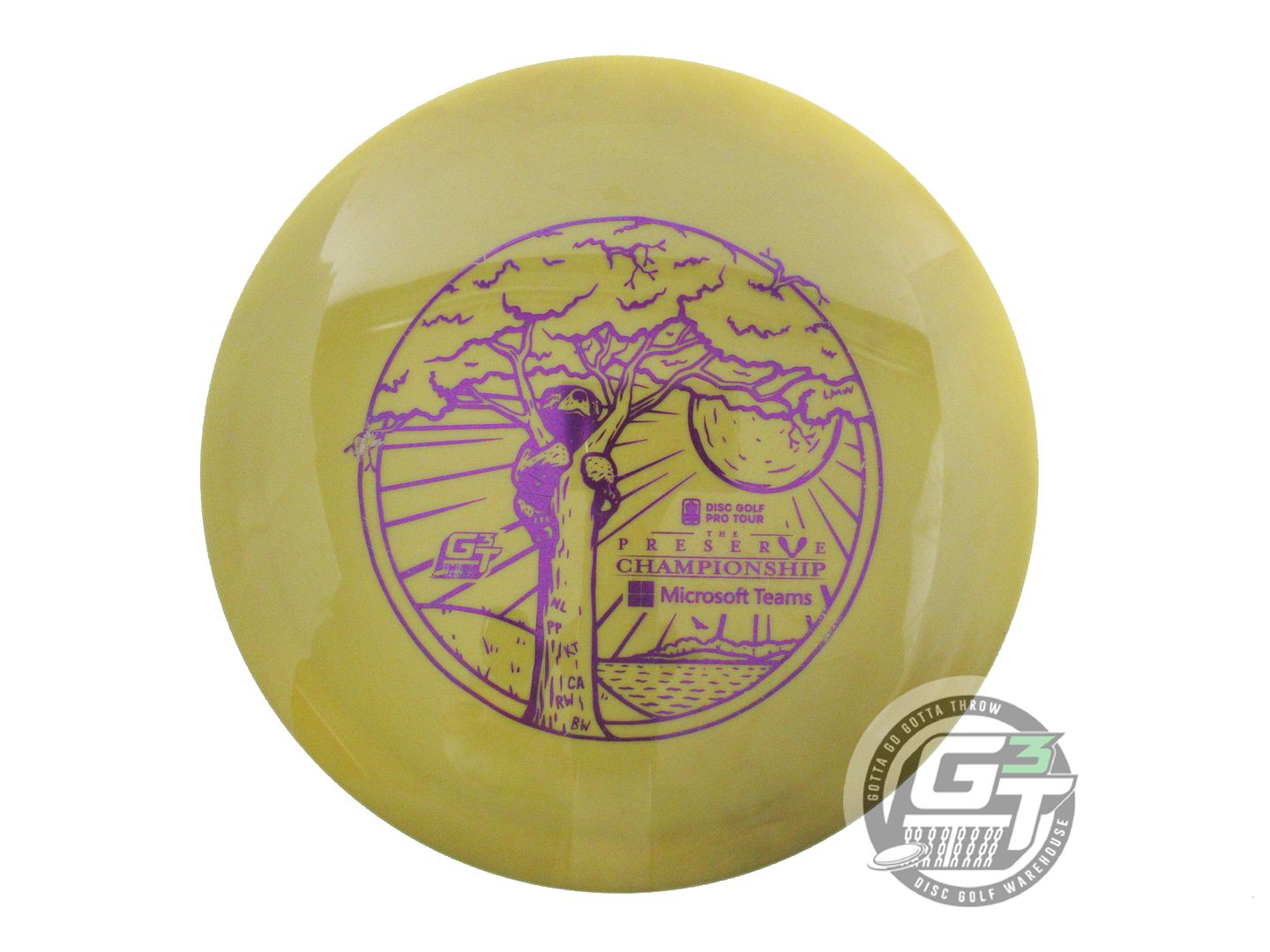 USED Kastaplast [PRESERVE] K1 Falk 173g Mustard Purple Foil Fairway Driver Disc