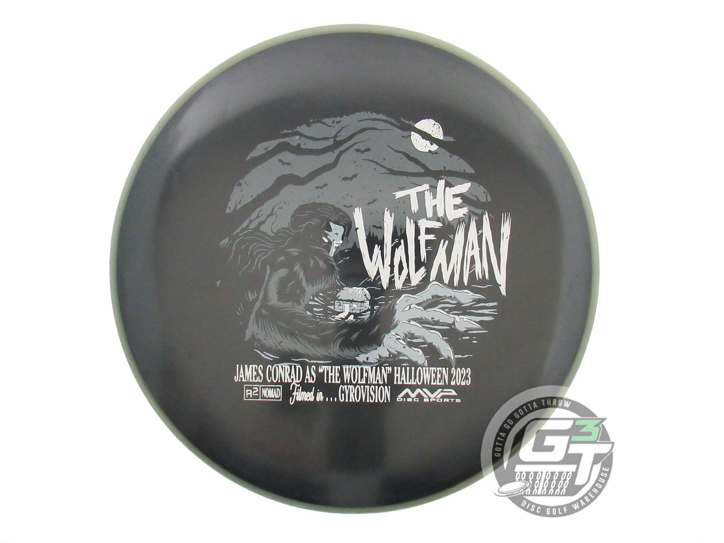 USED MVP Disc Sports [CONRAD] R2 Neutron Nomad 173g Glow Rim Putter Golf Disc