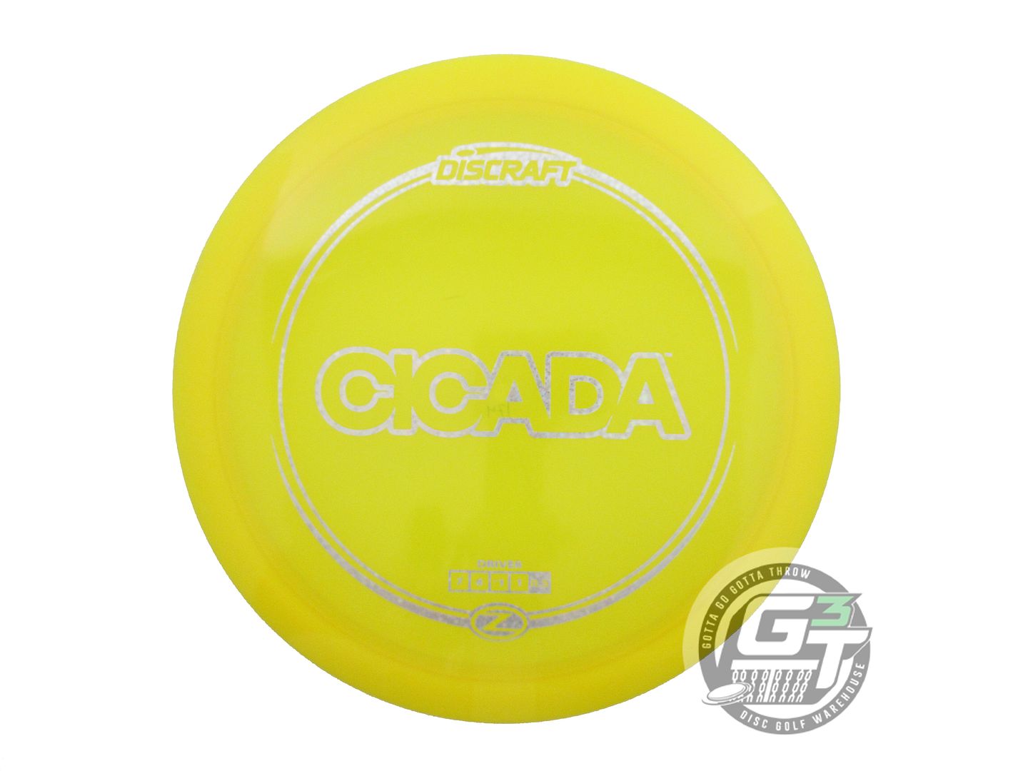NOS Discraft Z Cicada 174g Yellow Holo Star Foil Fairway Driver Golf Disc