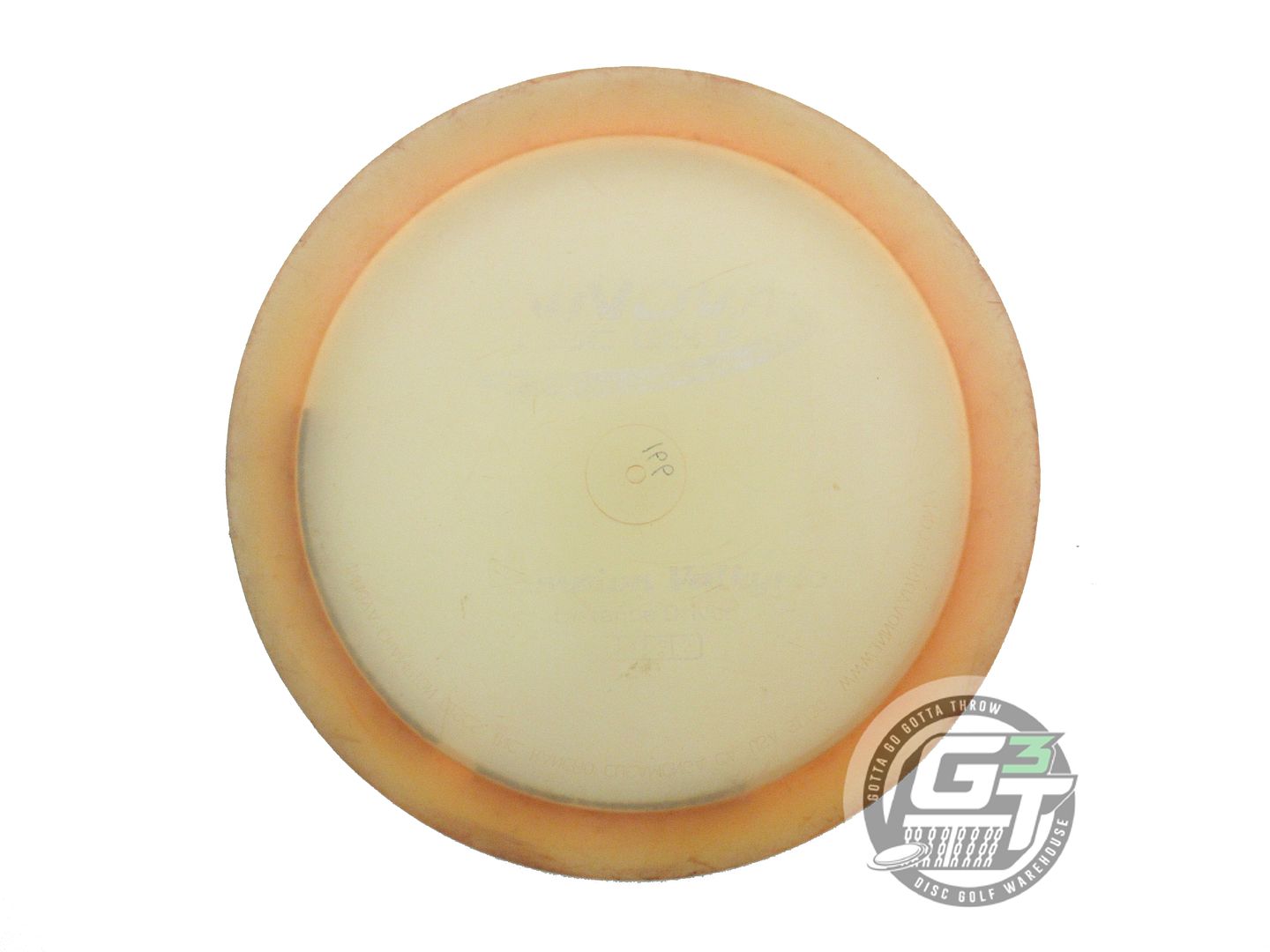 USED Innova Champion Valkyrie 166g Peach Wiped Stamp Distance Driver Golf Disc