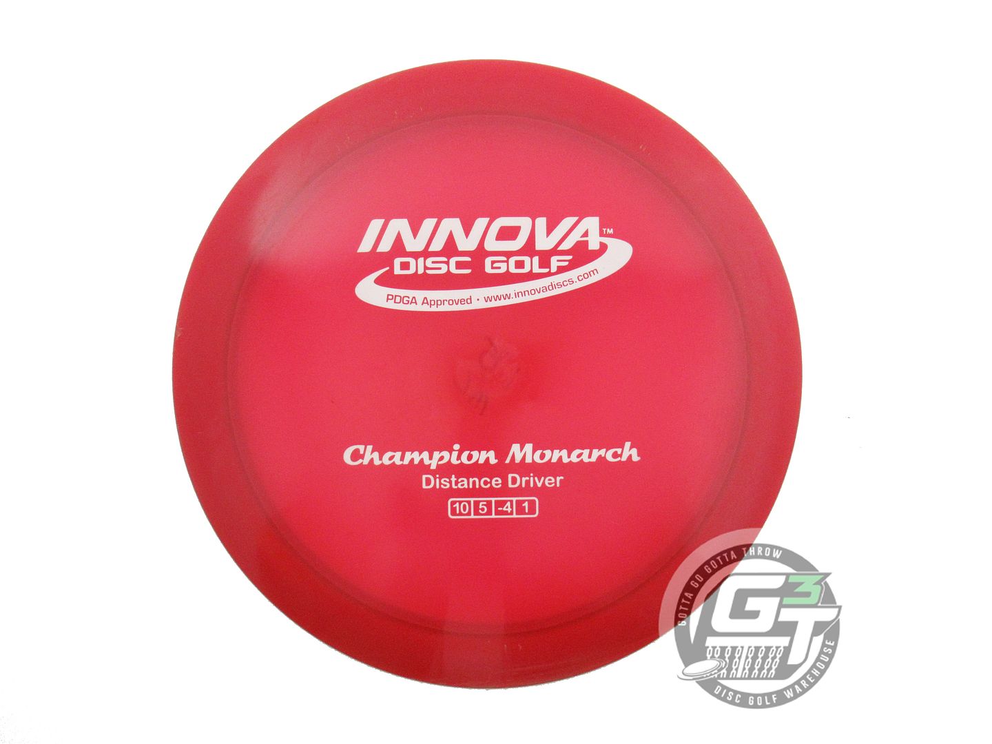 USED Innova Champion Monarch 175g Red White Stamp Distance Driver Golf Disc