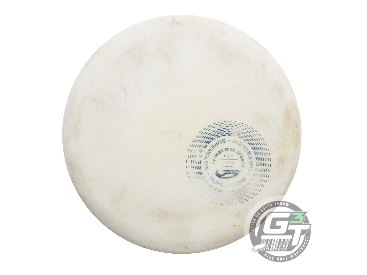 USED Gateway SSS Glow Wizard 176g Blue Stamp WARPED Putter Golf Disc