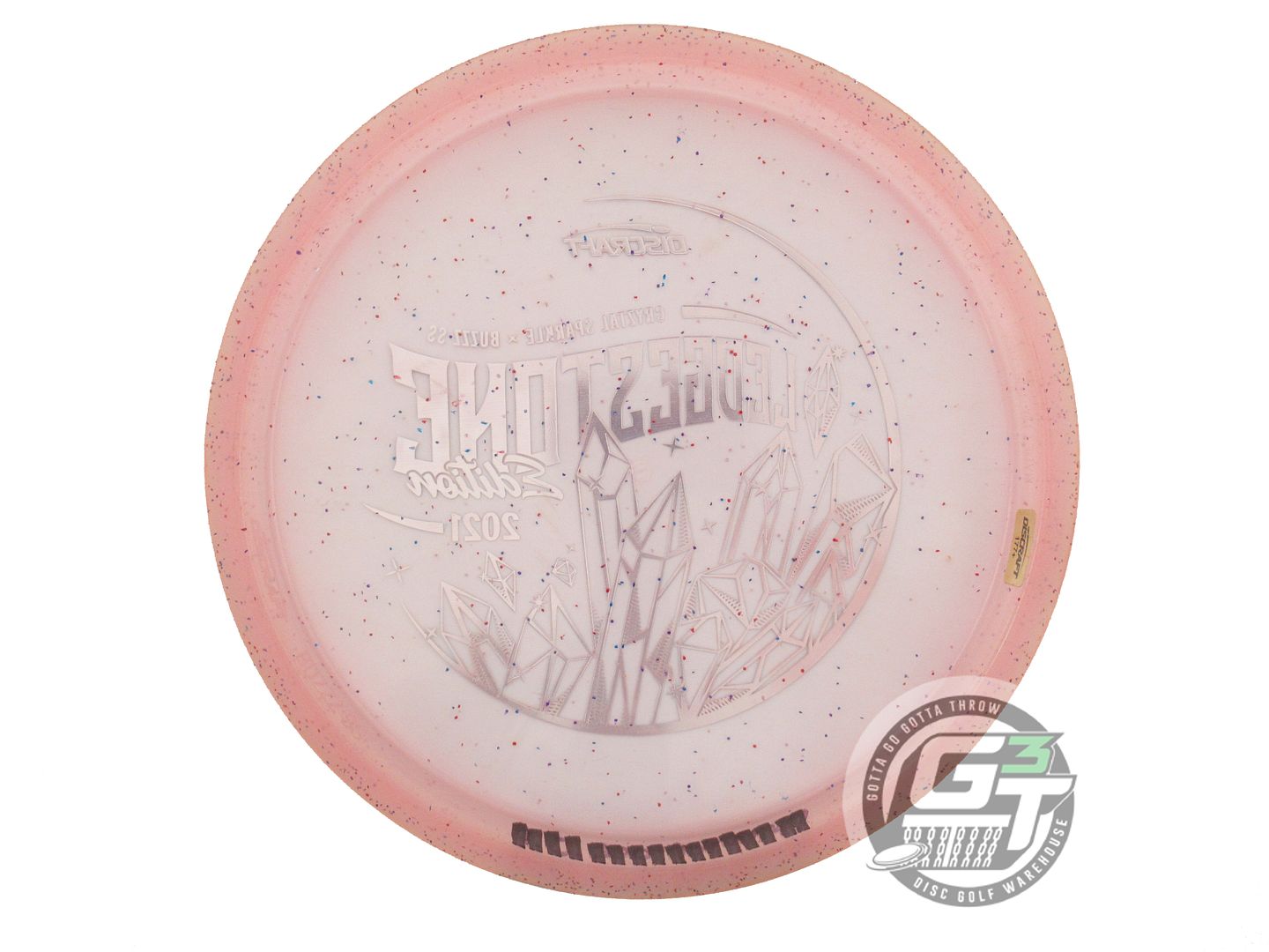 USED Discraft [LEDGESTONE] CryZtal Sparkle Buzzz SS 180g Pink Midrange Golf Disc