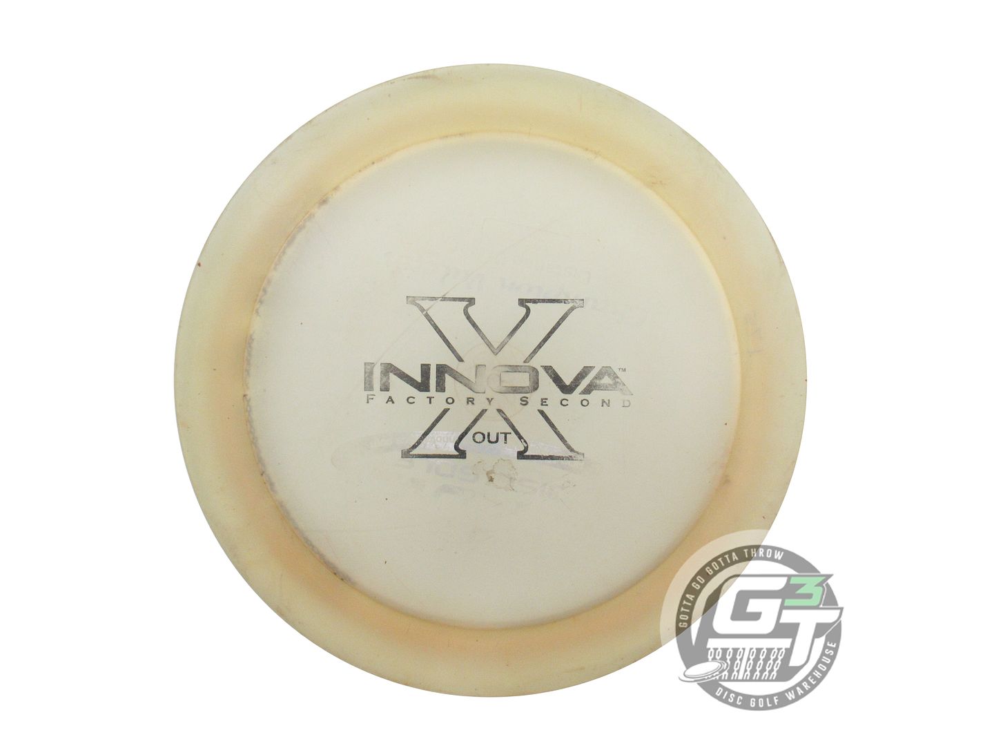 USED Innova X-OUT Champion Vulcan 175g Lt. Peach Distance Driver Golf Disc