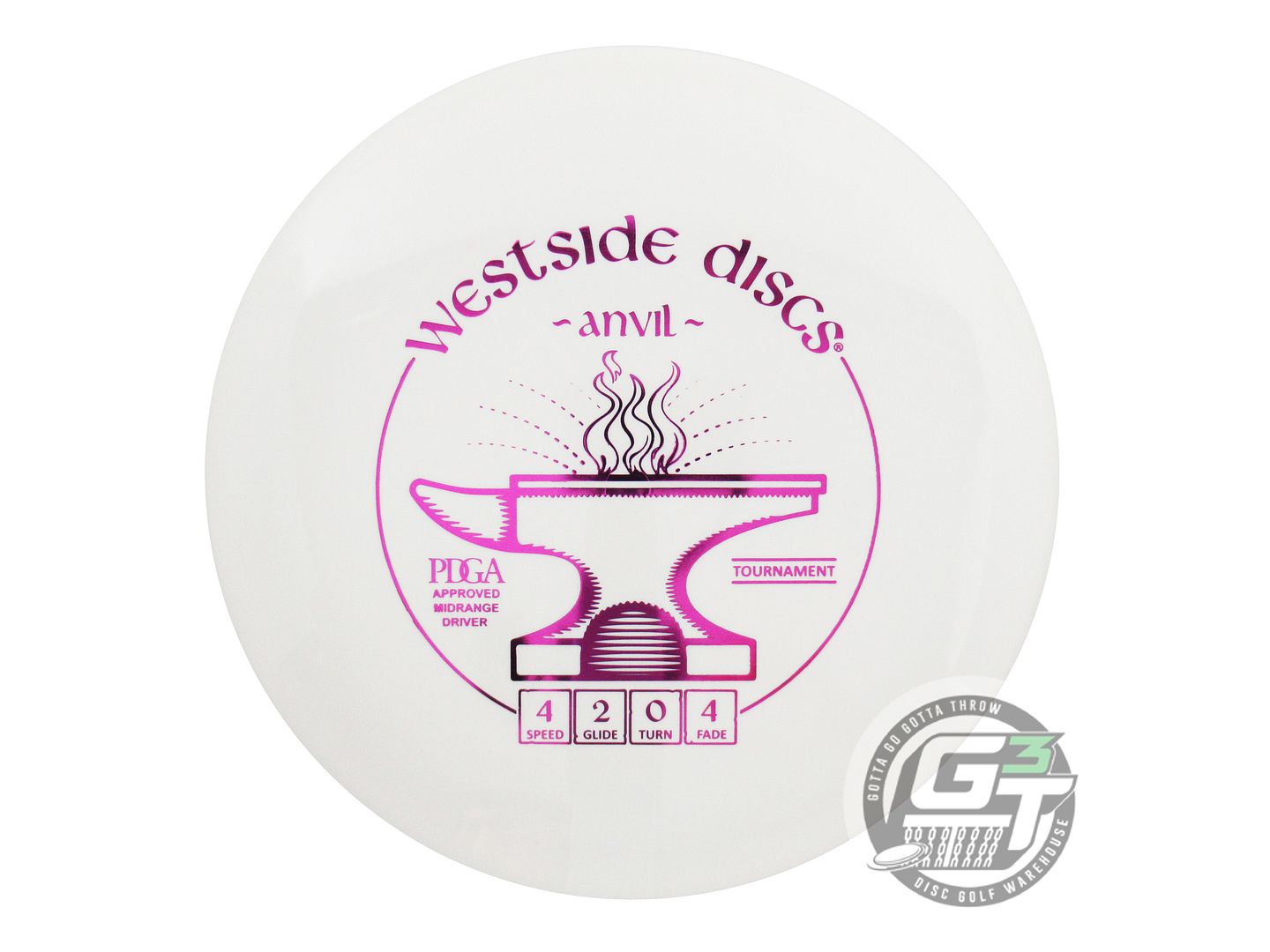 Westside Tournament Anvil Midrange Golf Disc (Individually Listed)