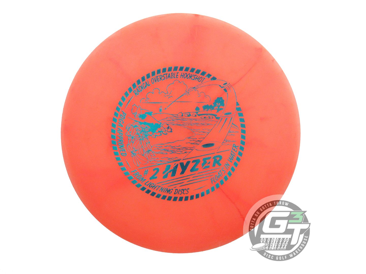 USED Lightning Standard #2 Hyzer 172g Orange Teal Foil Midrange Golf Disc