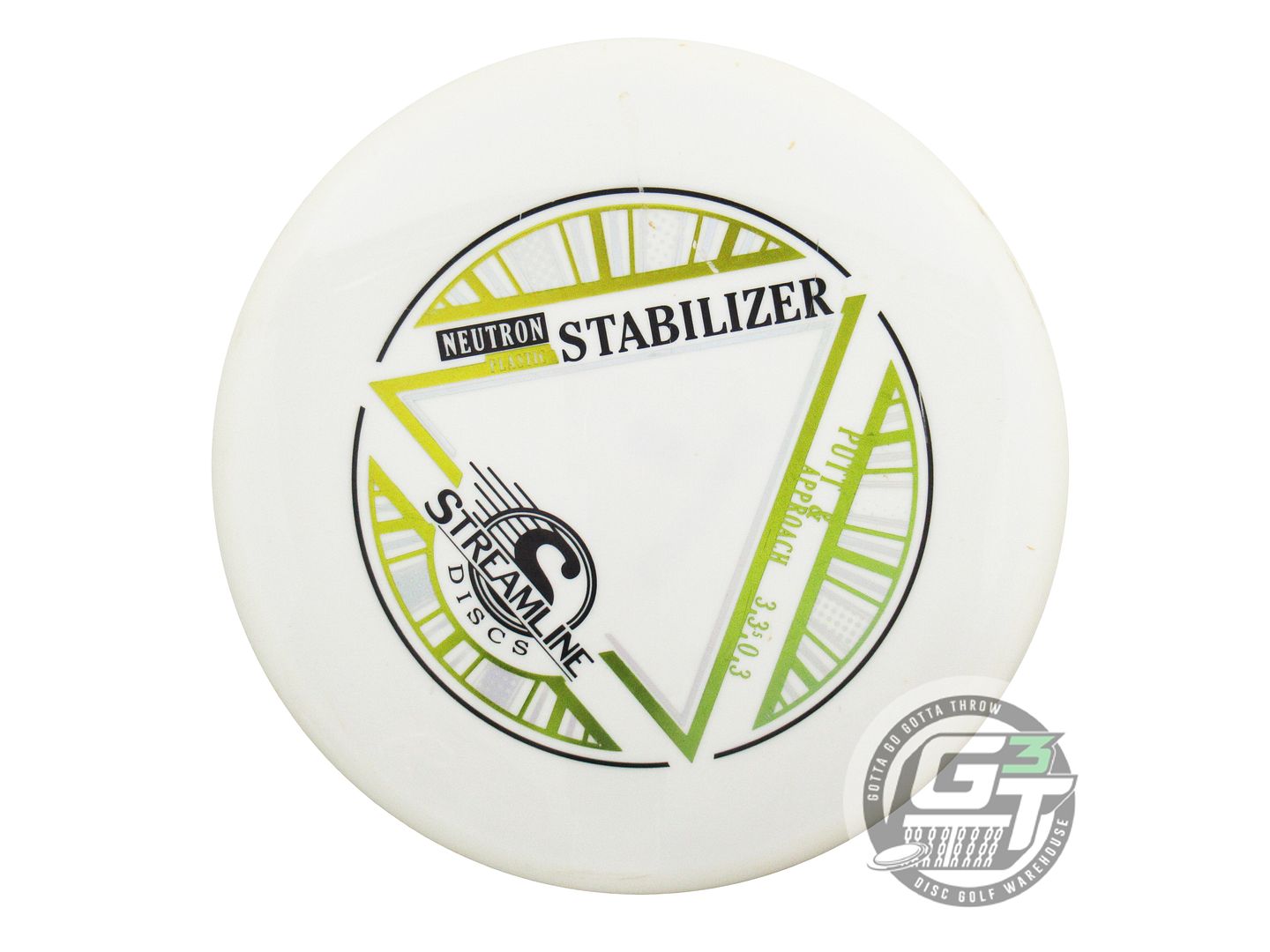 USED Streamline Discs Neutron Stabilizer 173g White Putter Golf Disc
