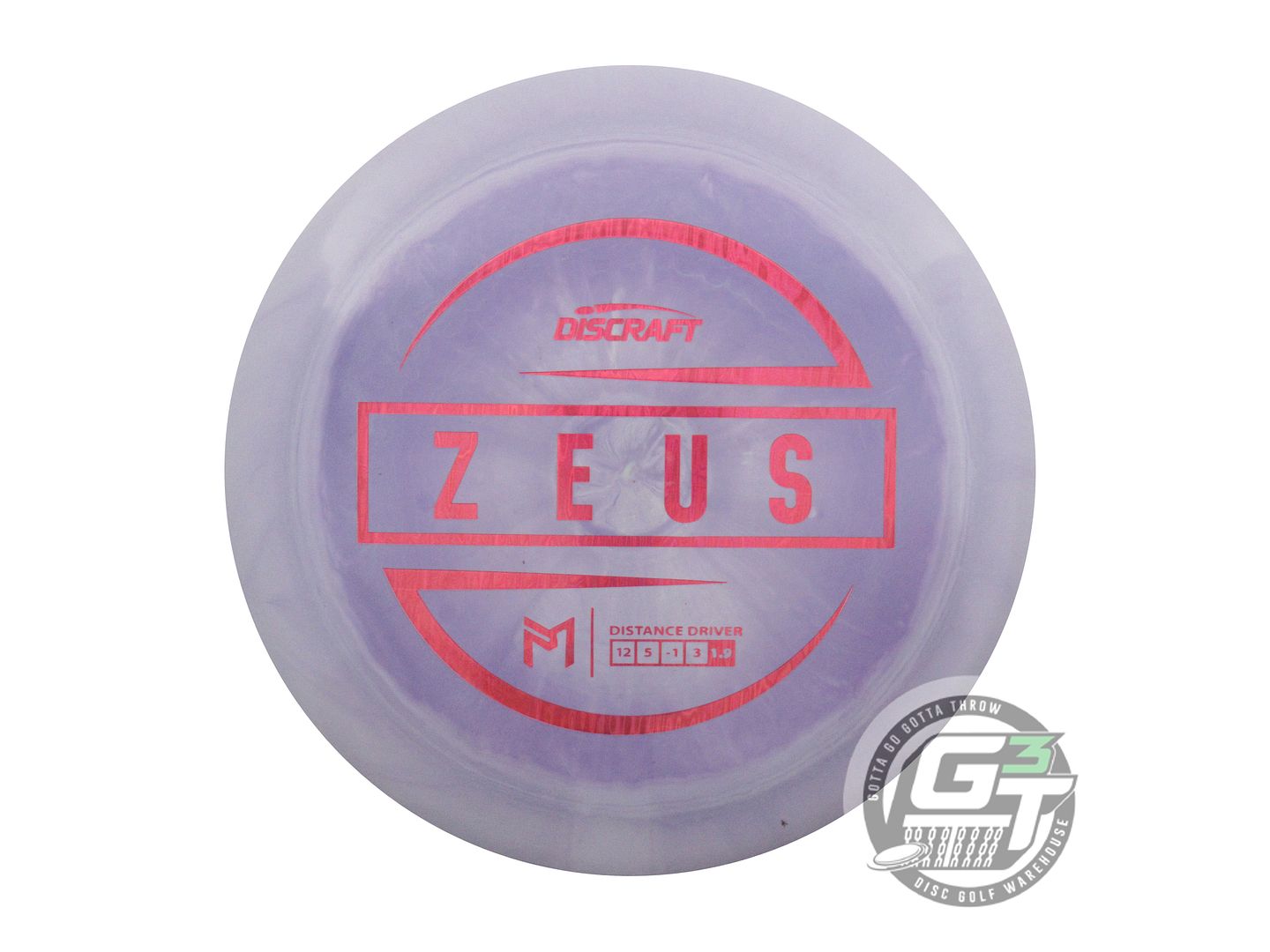 USED Discraft [McBETH] ESP Zeus 175g Lilac Pink Foil Driver Golf Disc