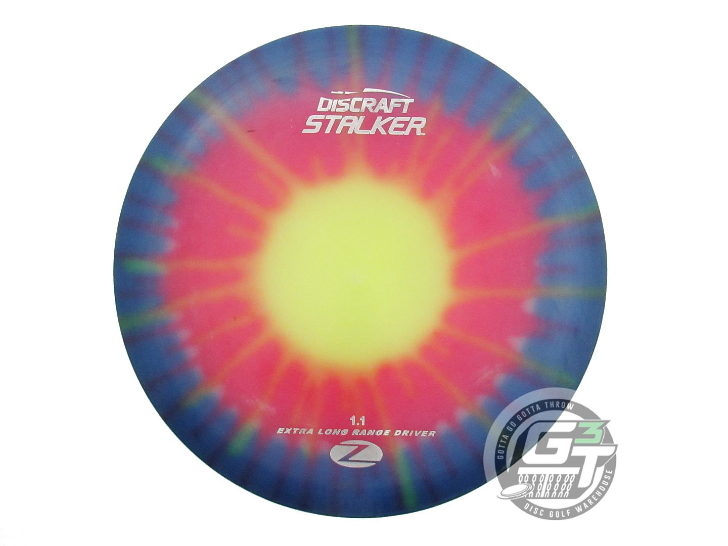 USED Discraft FlyDye Z Stalker 172g Blue Burst Fairway Driver Golf Disc