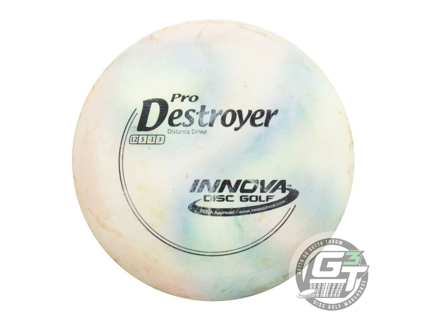 USED Innova I-DYE Pro Destroyer 166g Yin Yang Distance Driver Golf Disc
