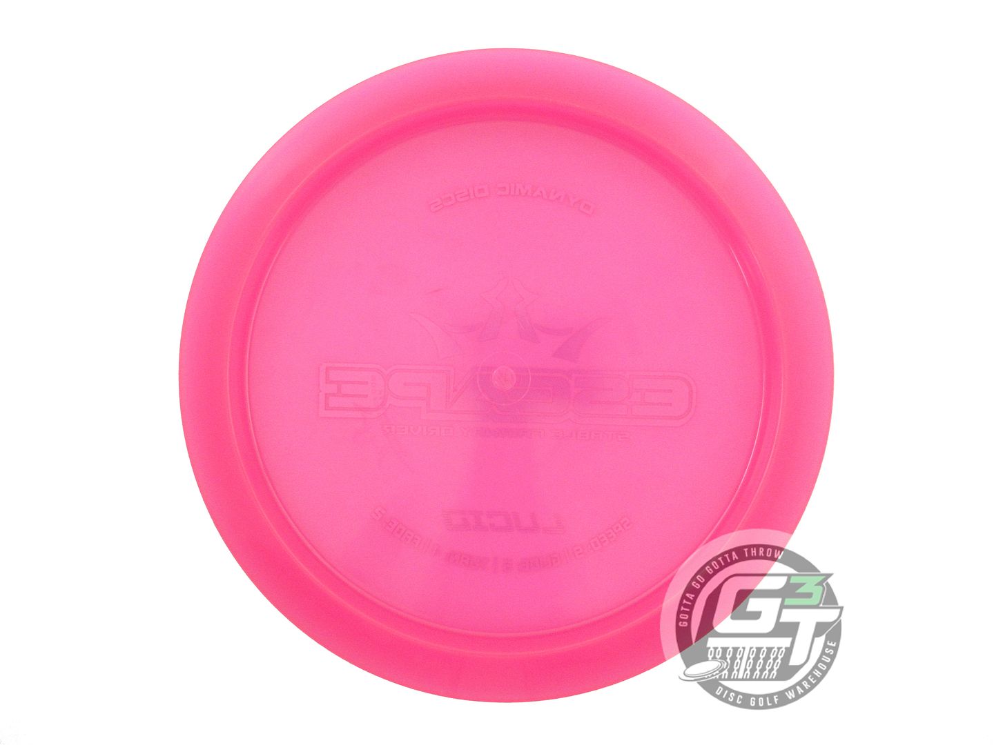USED Dynamic Discs Lucid Escape 171g Pink Red Foil Fairway Driver Golf Disc