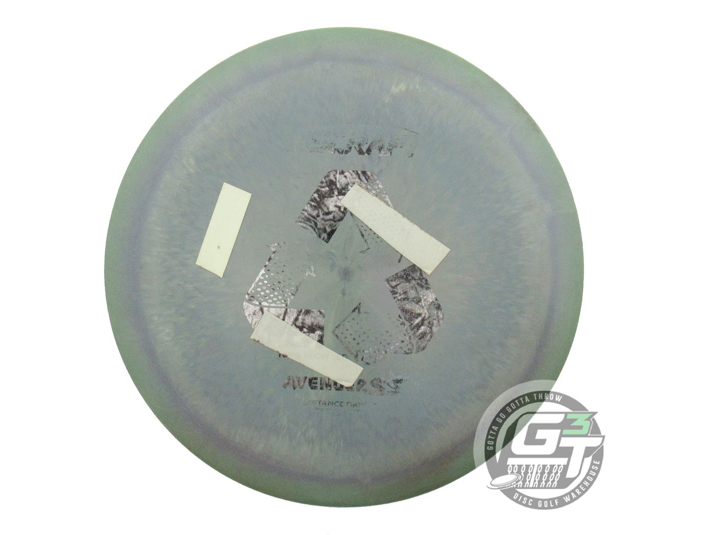 USED Discraft Recycled ESP Avenger SS 176g Green-Gray Distance Driver Golf Disc
