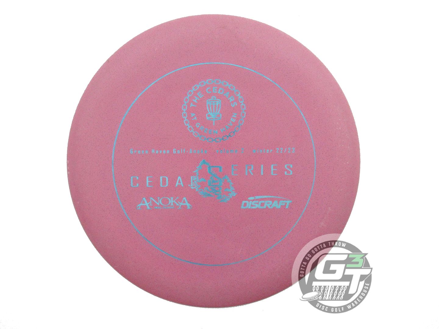 USED Discraft [McBETH] Jawbreaker Luna 172g Pink Teal Shatter Foil Putter Disc