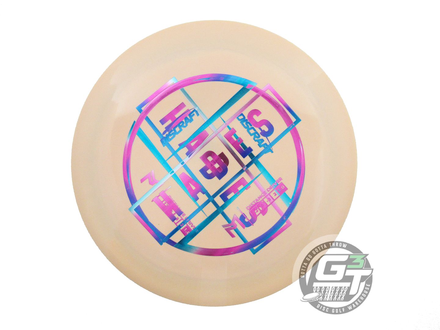 NOS Discraft X-OUT [McBETH] ESP Hades 175g Peach Driver Golf Disc