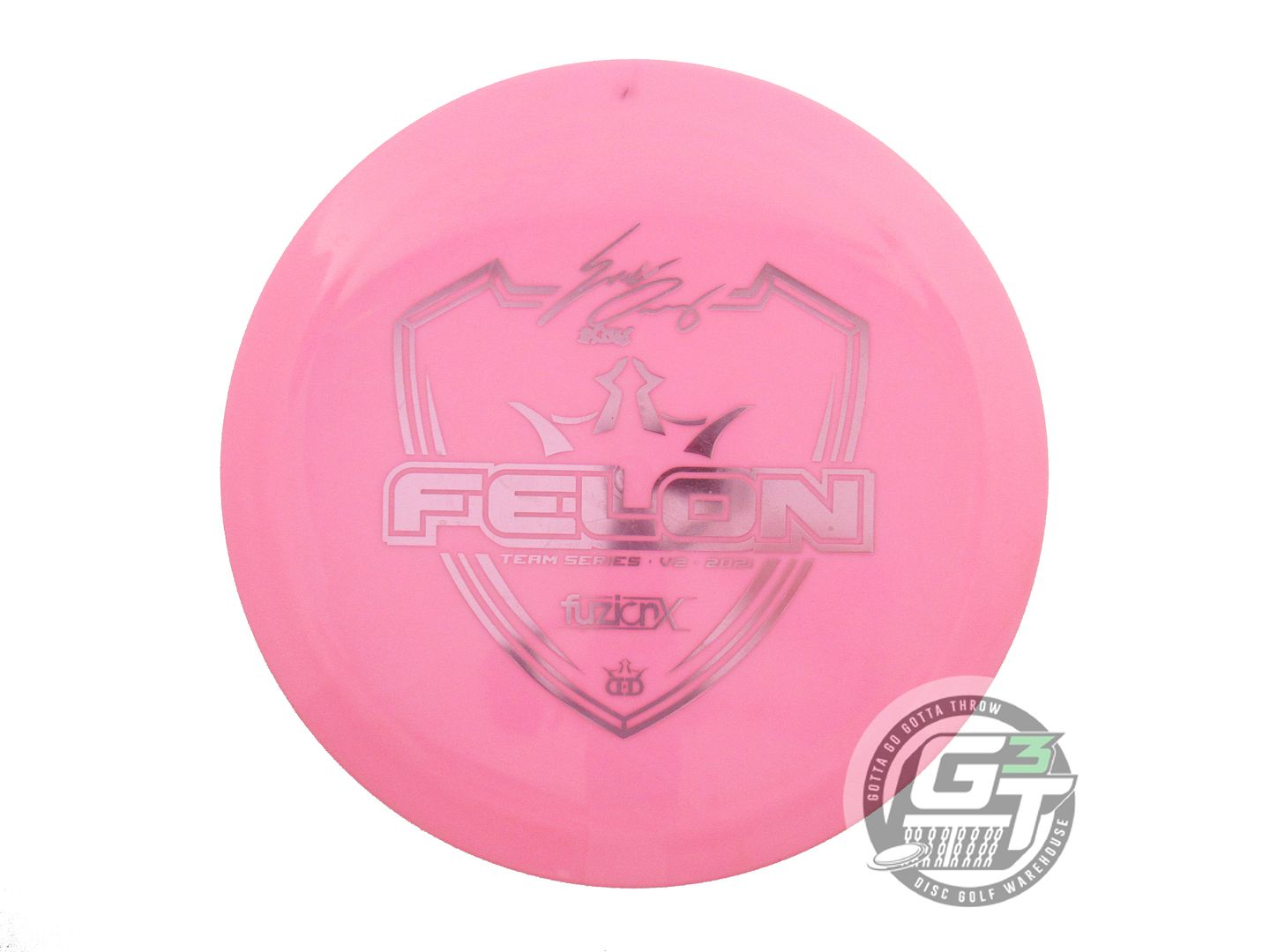 USED Dynamic Discs [OAKLEY] Fuzion-X Felon 176g Pink Pink Foil Driver Golf Disc