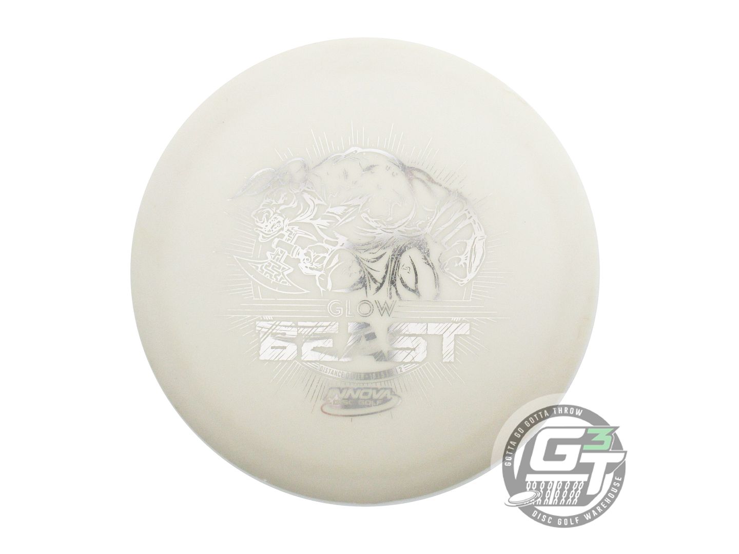 USED Innova DX Glow Beast 170g Silver Foil Distance Driver Golf Disc