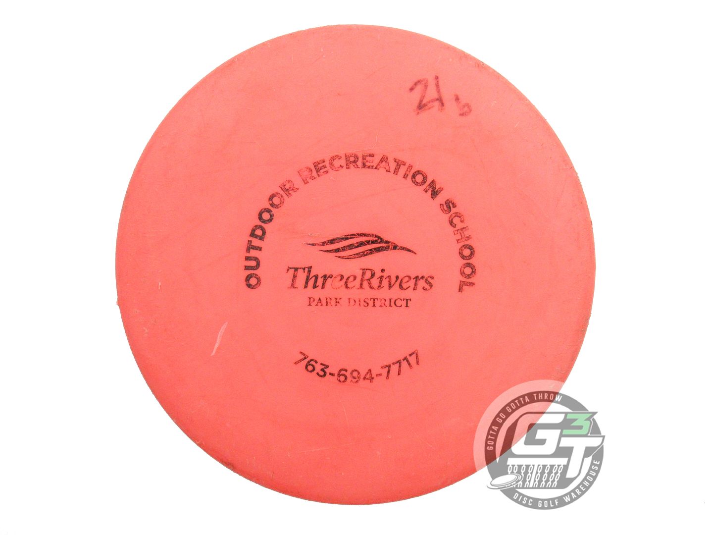 USED Lightning Standard #2 Upshot 150g Bright Coral Putter Golf Disc