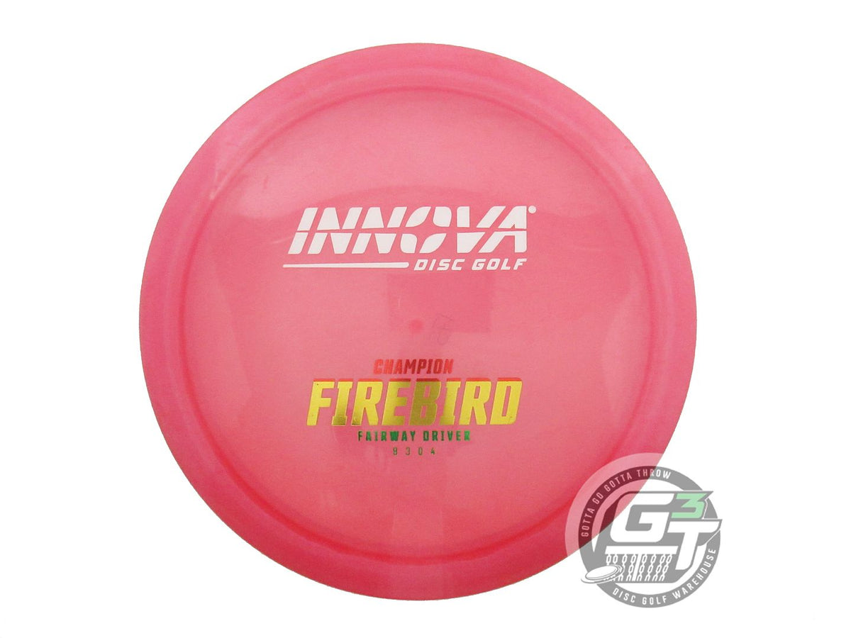 USED Innova Champion Firebird 175g Pink White & Rasta Foil Distance Driver Disc
