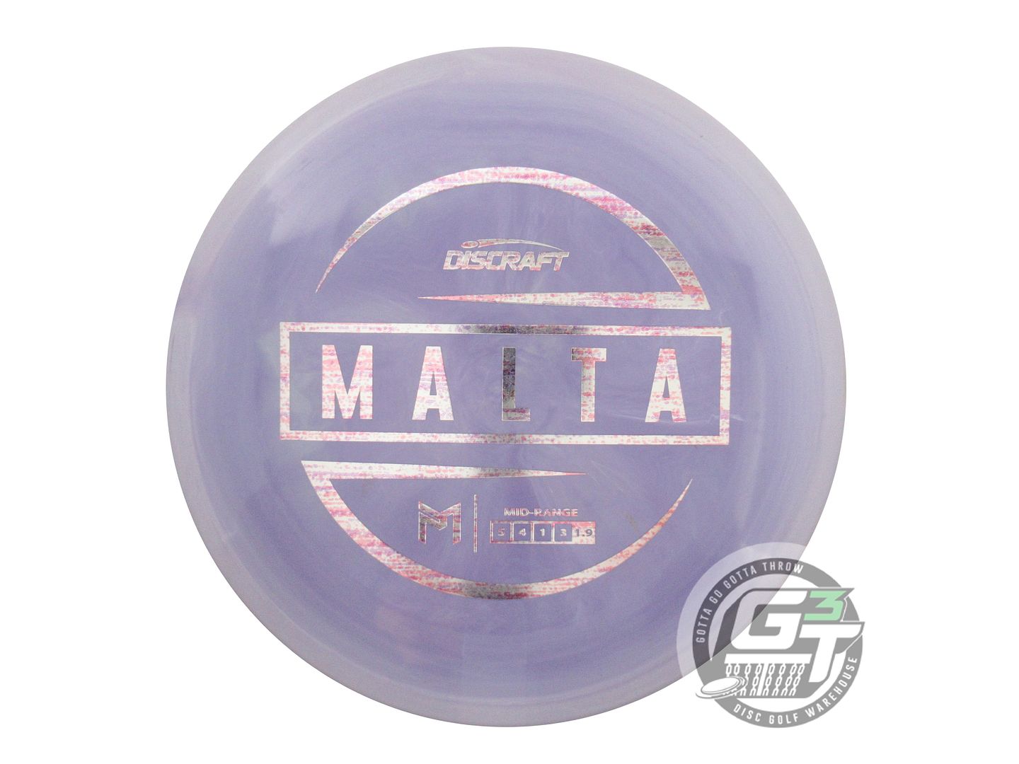 USED Discraft [McBETH] ESP Malta 171g Purple Static Foil Midrange Golf Disc