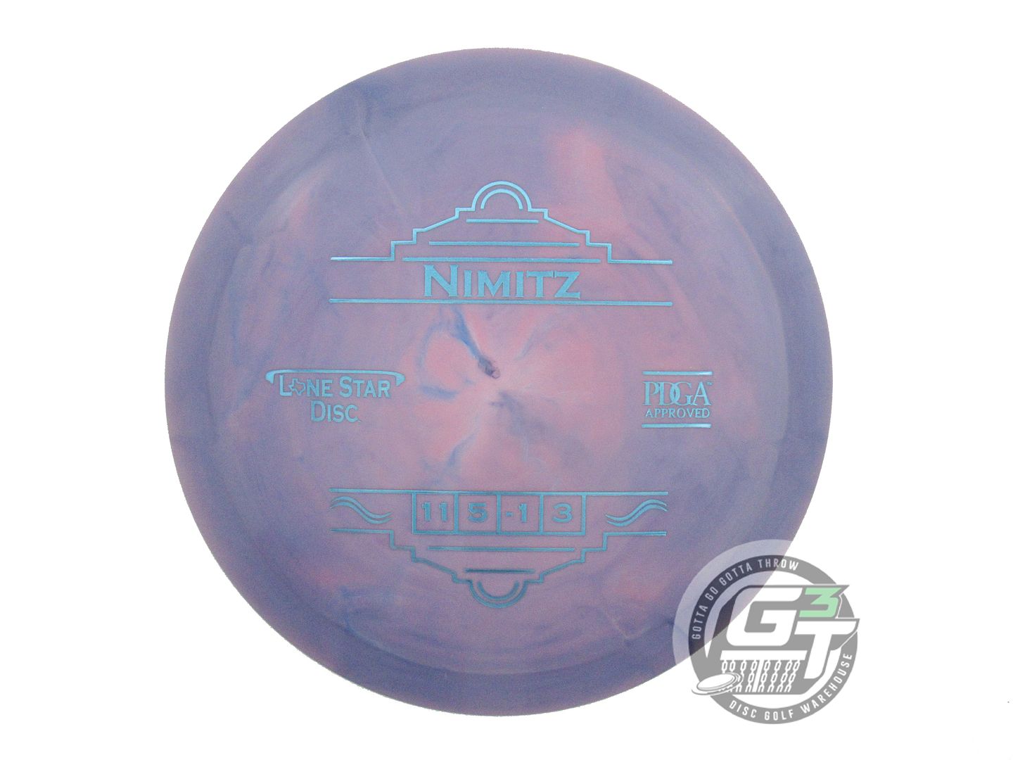 USED Lone Star Bravo Nimitz 174g Purple Blue Foil Distance Driver Golf Disc
