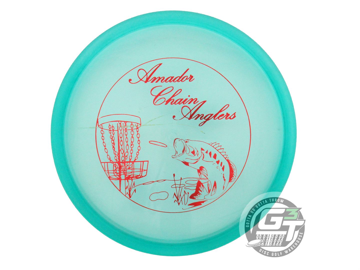 USED Dynamic Discs Lucid Suspect 173g Seafoam Red Foil Midrange Golf Disc