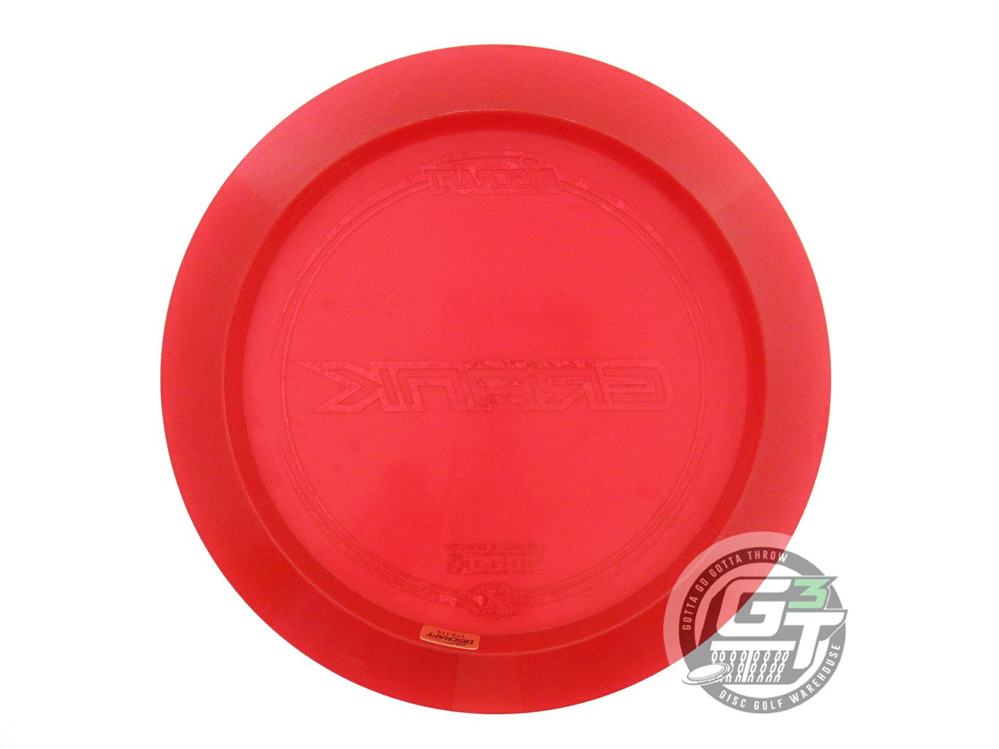 USED Discraft Z Crank 176g Red Shamrock Foil Distance Driver Golf Disc