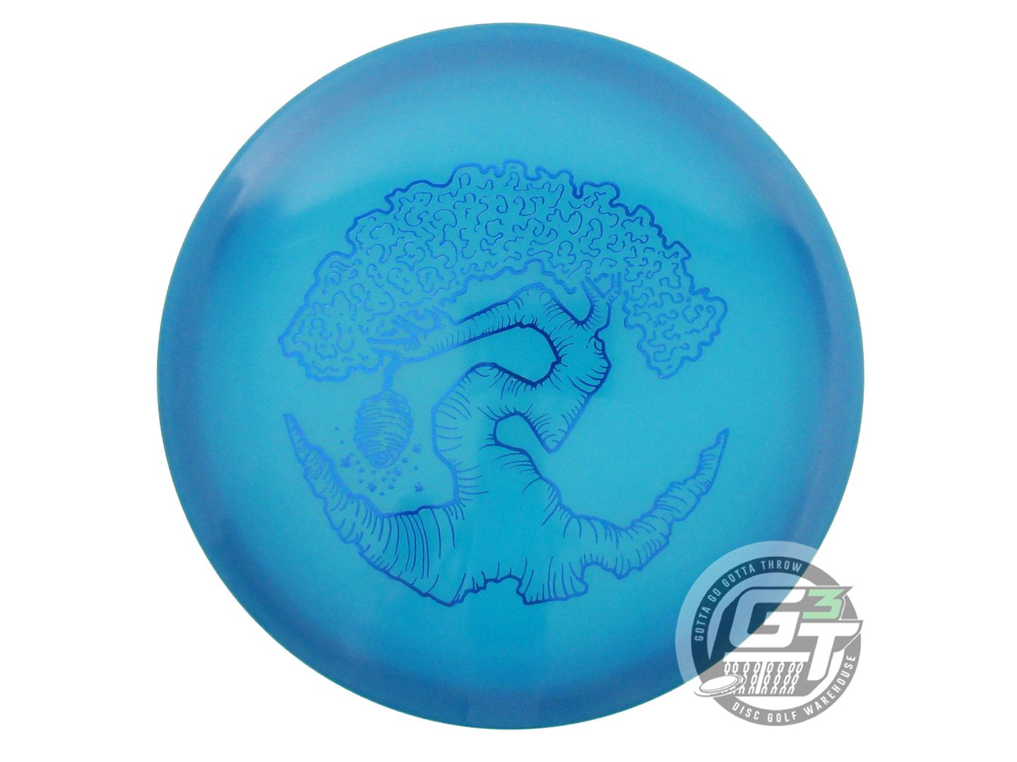 NOS Discraft [OTB] Glow Z FLX Swarm 177g Blue Blue Foil Midrange Golf Disc