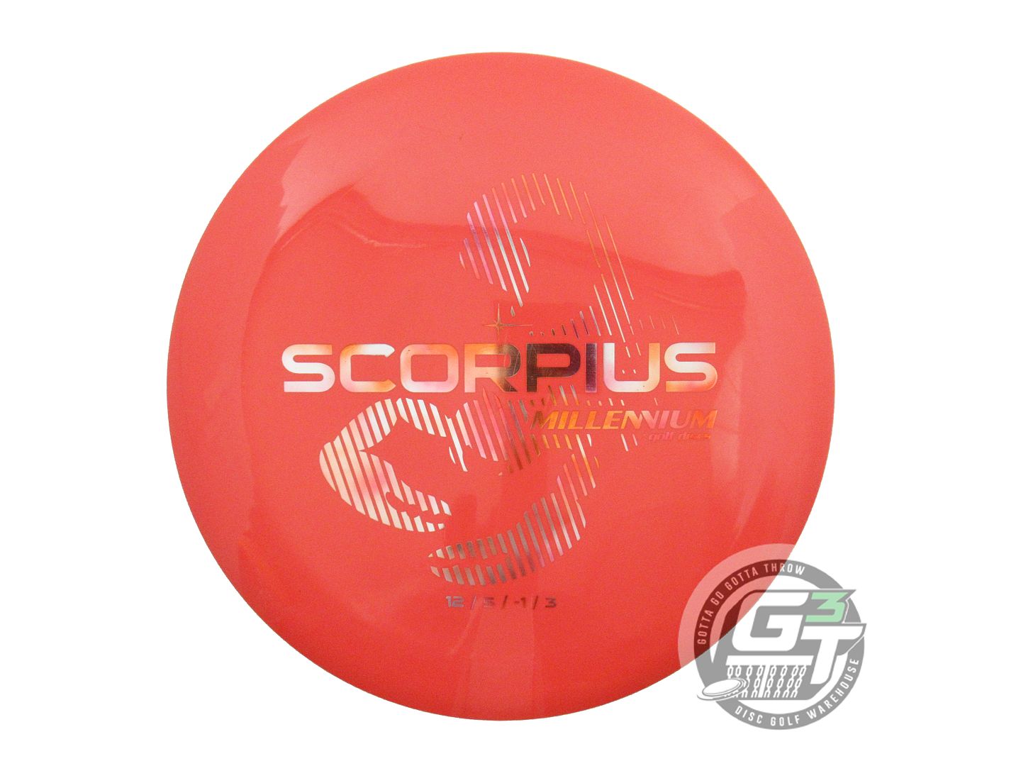 USED Millennium Standard Scorpius 176g Orange WARPED Distance Driver Golf Disc