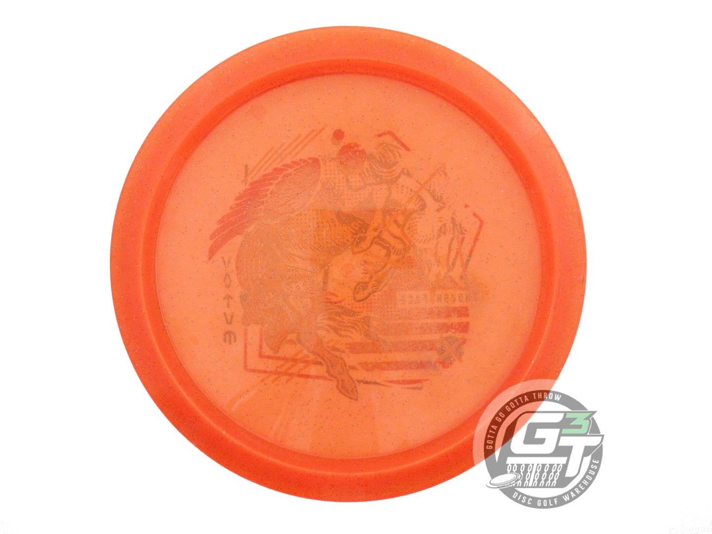 USED Thought Space Ethos Votum 166g Orange Fairway Driver Golf Disc